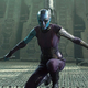 Karen Gillan as Nebula in Guardians Of The Galaxy